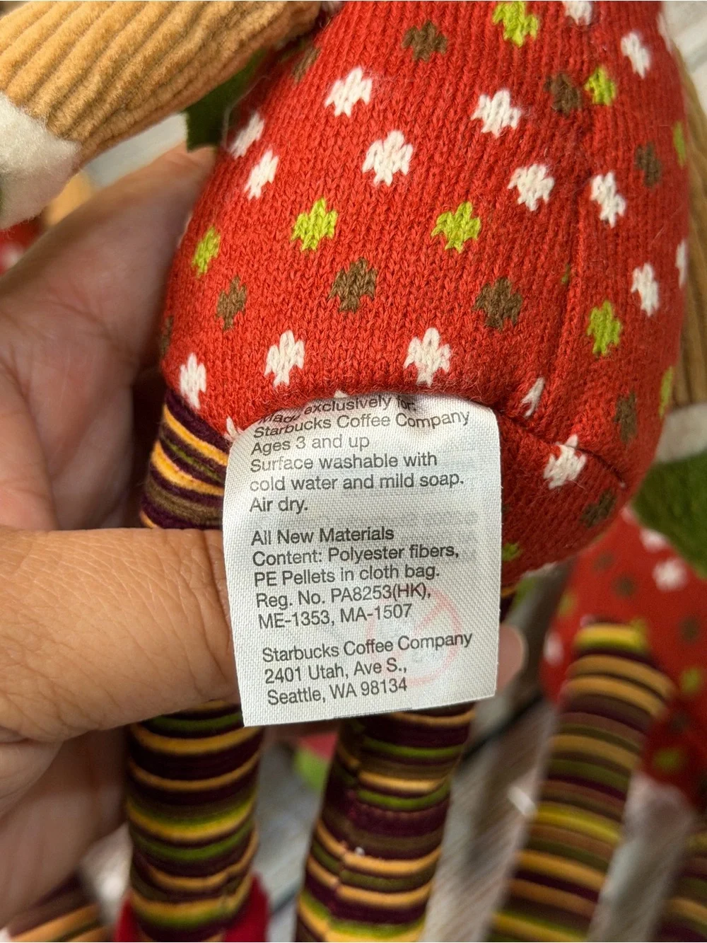Starbucks Limited Edition 2009 Reindeer Plush Set (4) - NWT